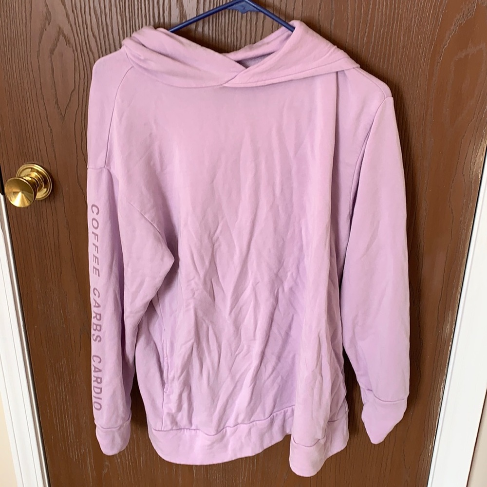Purple hoodie
